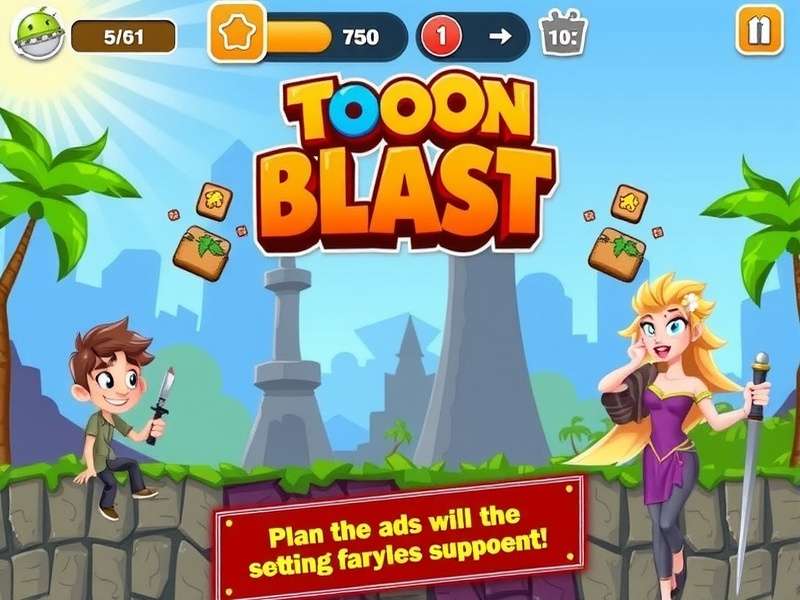 Toon Blast Android Gameplay स्क्रीनशॉट