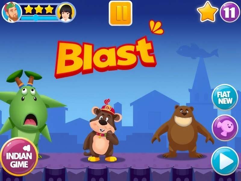 Toon Blast गेमप्ले स्क्रीनशॉट