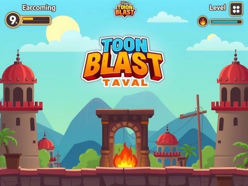 Toon Blast गेम में लेवल फेल होने का स्क्रीनशॉट