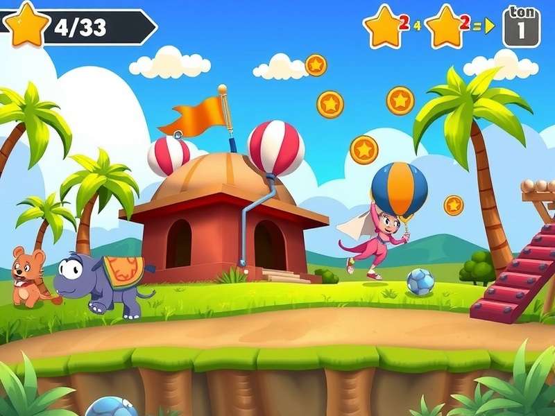 Toon Blast game interface showing coins and boosters