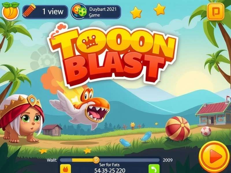 Toon Blast App Error Screen
