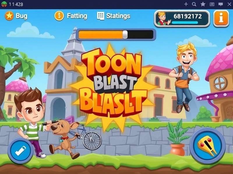 Toon Blast Mod Menu इंटरफ़ेस दिखाता स्क्रीनशॉट