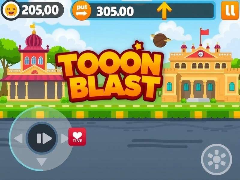 Toon Blast Gameplay on Mobile