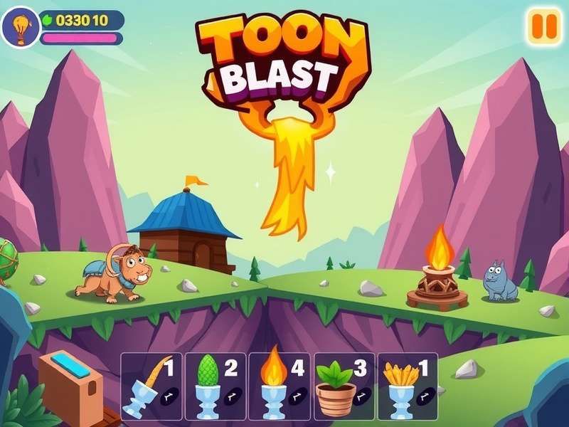 टून ब्लास्ट गेमप्ले स्क्रीनशॉट