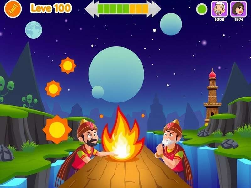 Toon Blast Level 100 गेम बोर्ड