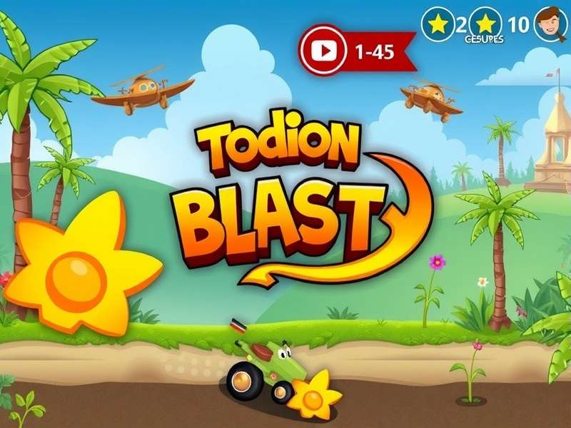 Toon Blast नवीनतम अपडेट स्क्रीनशॉट जिसमें नए फीचर्स दिख रहे हैं