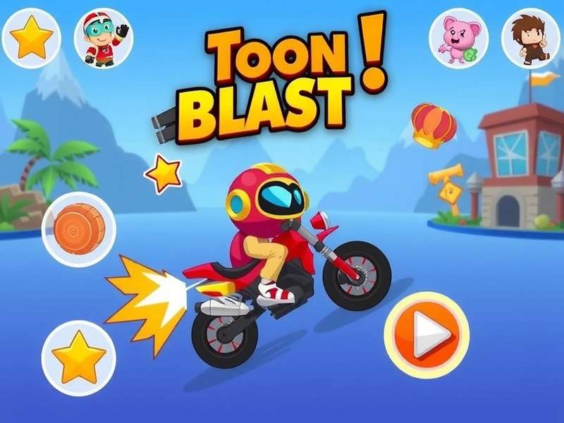 Toon Blast Mod APK इंटरफेस