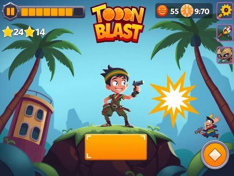 Toon Blast Game Screenshot Showing Multiple Episodes Unlocked