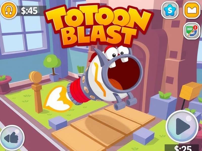 Toon Blast gameplay on multiple devices - phone, tablet, and PC