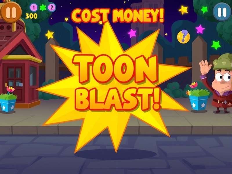 Toon Blast gameplay screen showing coin packs and in-game purchases