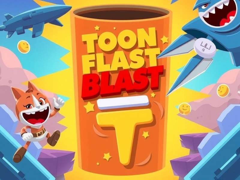 Toon Blast gameplay showing colorful puzzles and boosters