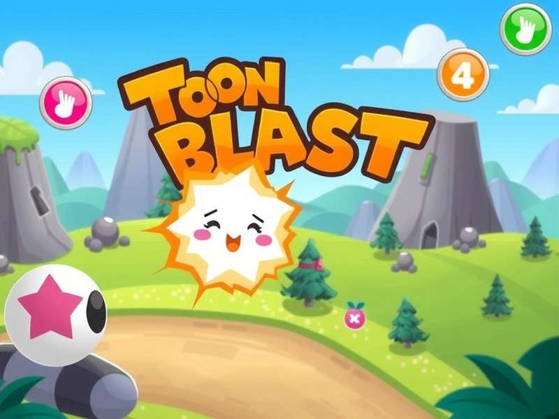 Toon Blast Gameplay on Mobile Phone