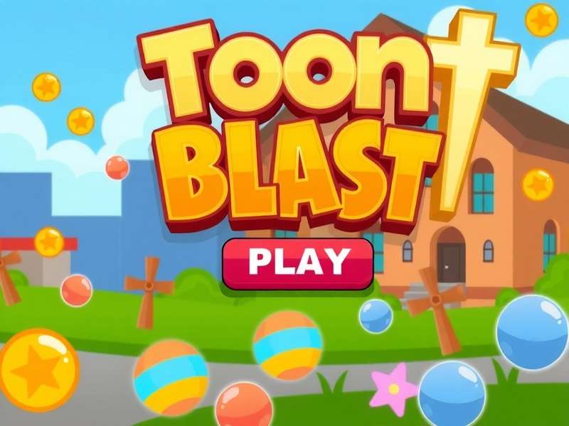 Toon Blast Gameplay Screenshot showing colorful puzzles