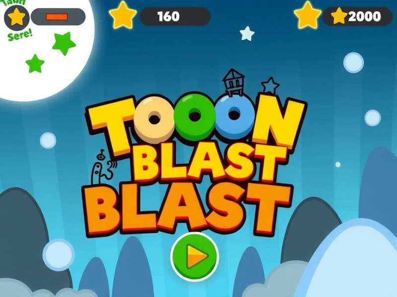 Toon Blast latest update screenshot showing new levels and characters