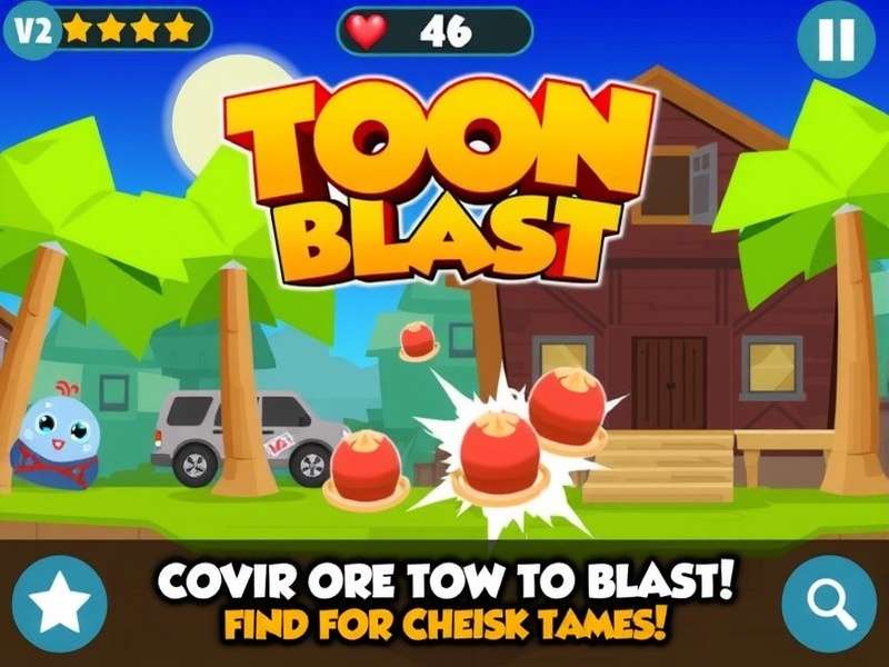 Toon Blast gameplay on Kindle Fire tablet