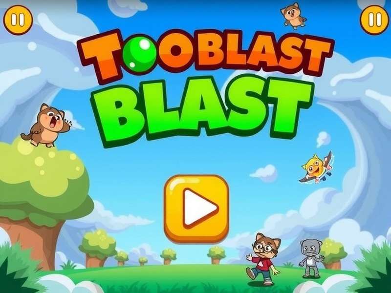 Toon Blast gameplay on Amazon Fire Tablet showing vibrant puzzles