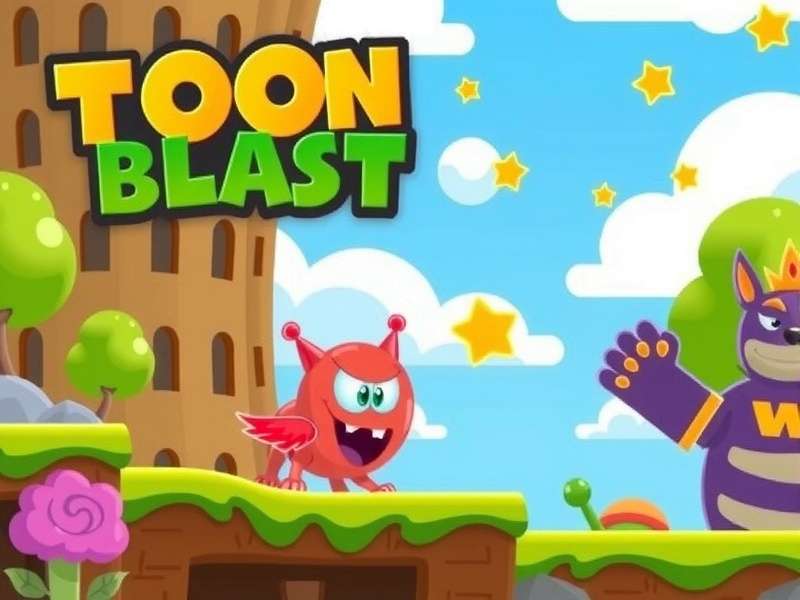 Toon Blast Gameplay on Mobile Device