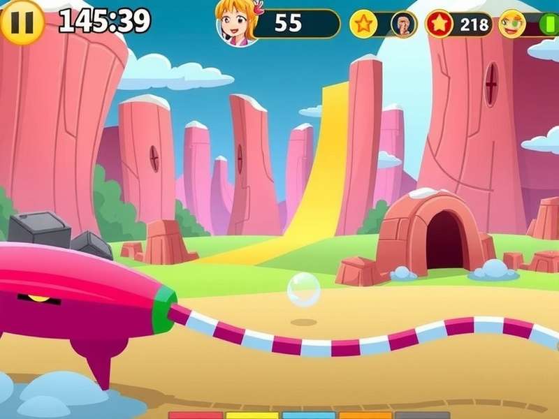 Toon Blast app not opening error screen on mobile