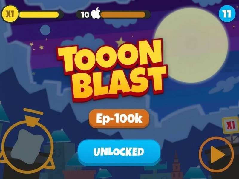 Toon Blast Episode Unlocked Gameplay Screen
