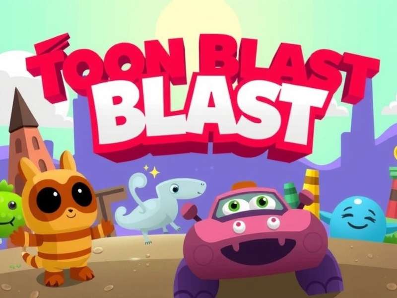 Toon Blast vibrant puzzle gameplay on multiple screens