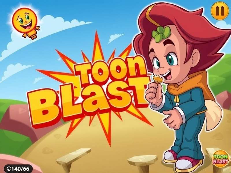 Colorful Toon Blast game interface on multiple devices