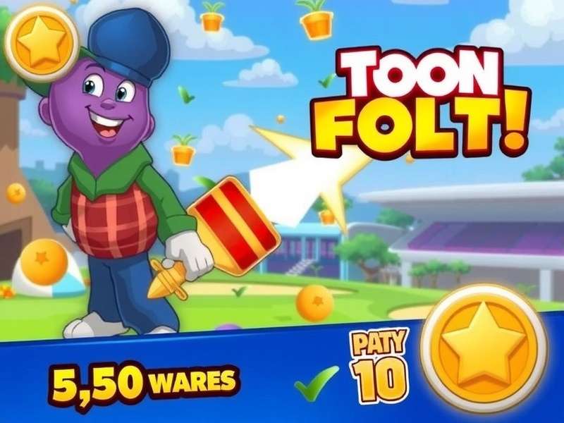 Gameplay screenshot of Toon Blast Modded Apk showing unlimited boosters