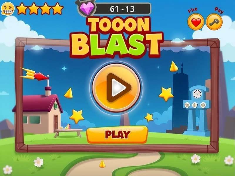 Toon Blast Ads Gone: Ad-free gameplay banner for Indian players