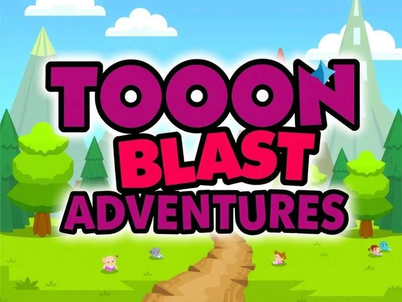 Bruno the bear character in Toon Blast Adventures sitting in a cage with puzzle pieces around
