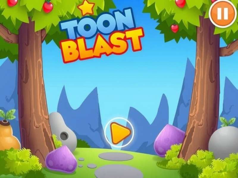 Toon Blast Download Free – Gameplay screenshot showing colourful puzzles and power-ups